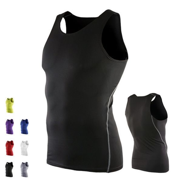 2019 mens's vest base layer compression man running sleeveless t shirt gym fitness training sports vests bodybuilding clothing xxxl, White;black
2019 mens's vest base layer compression man running sleeveless t shirt gym fitness training sports vests bodybuilding clothing xxxl, White;black