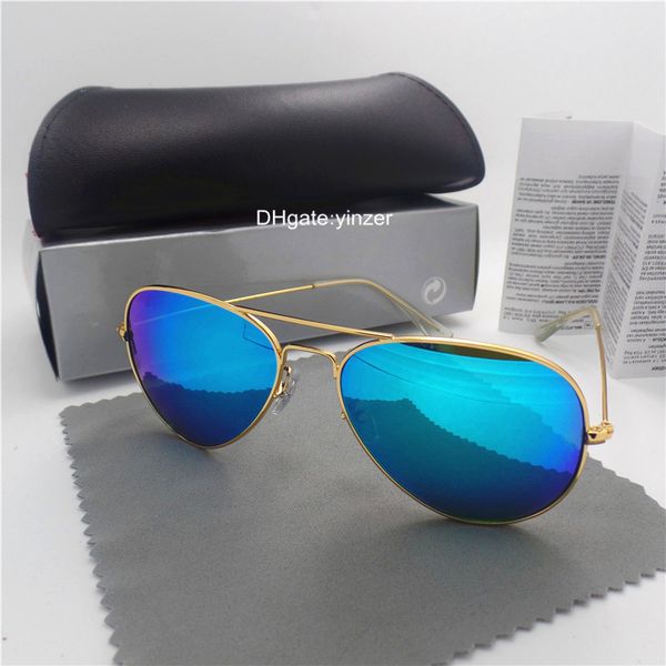 glass lens classic sunglasses men women brand designer pilot uv400 mirror 58mm 62mm outdoor mirror metal sport sun glasses case box, White;black
glass lens classic sunglasses men women brand designer pilot uv400 mirror 58mm 62mm outdoor mirror metal sport sun glasses case box, White;black