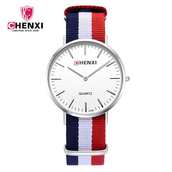 chenxi new lovers' quartz watch women men nylon strap fashion simple couple watches waterproof clock masculino relojes, Slivery;brown
chenxi new lovers' quartz watch women men nylon strap fashion simple couple watches waterproof clock masculino relojes, Slivery;brown