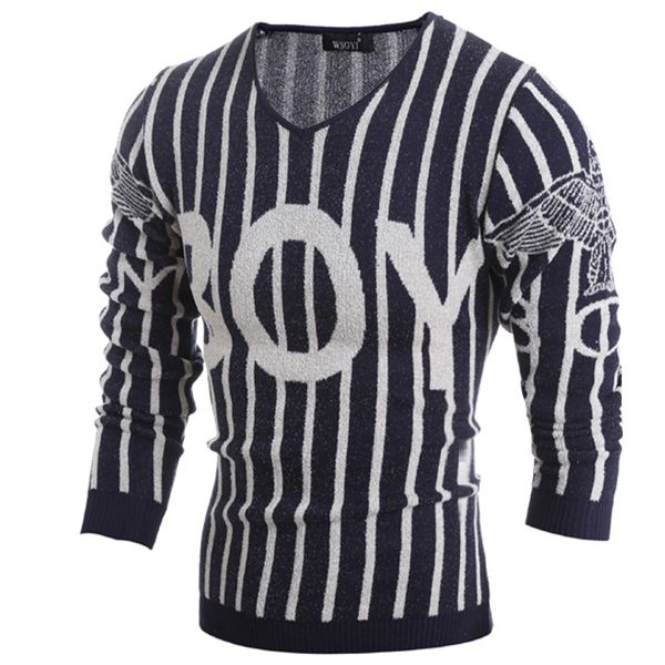 men's sweaters classic mens striped sweater pattern letter v-neck casual jumpers male pullover designer knitted black -2xl, White;black
men's sweaters classic mens striped sweater pattern letter v-neck casual jumpers male pullover designer knitted black -2xl, White;black