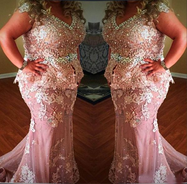 plus size v neck lace appliques formal wear dresses crystals beaded cap sleeves mermaid evening gowns peplum arabic prom party dress, Black;red
plus size v neck lace appliques formal wear dresses crystals beaded cap sleeves mermaid evening gowns peplum arabic prom party dress, Black;red