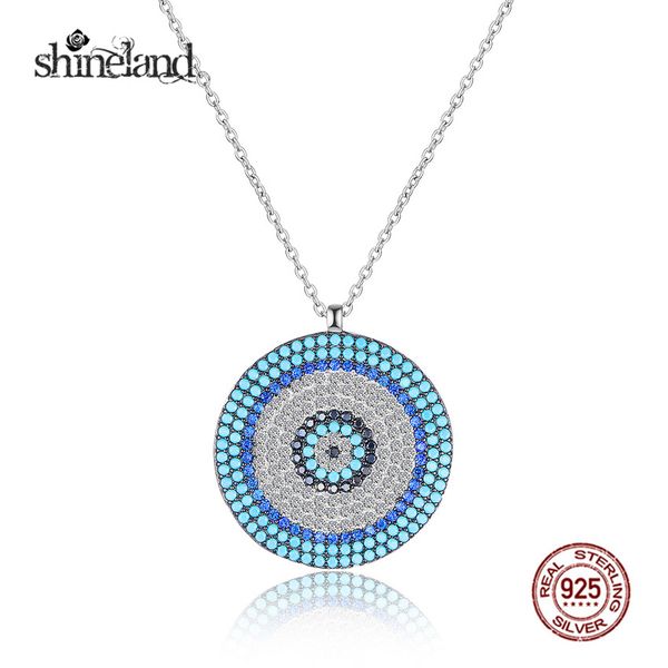 shineland vintage micro-zirconia greek evil eye pendant 925 sterling silver necklace elegant women girls exquisite gift jewelry
shineland vintage micro-zirconia greek evil eye pendant 925 sterling silver necklace elegant women girls exquisite gift jewelry