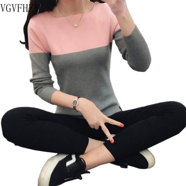 autumn winter sweater women 2018 knit high elastic jumper women sweaters and pullovers female black pink pull femme ly1113, White;black
autumn winter sweater women 2018 knit high elastic jumper women sweaters and pullovers female black pink pull femme ly1113, White;black
