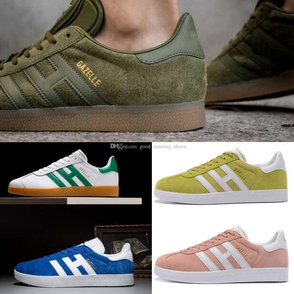 Top Quality 2017 Men Women Casual Suede Gazelle Black Grey Red Yellow Lightweight Walking Hiking Shoes 36-45
Top Quality 2017 Men Women Casual Suede Gazelle Black Grey Red Yellow Lightweight Walking Hiking Shoes 36-45