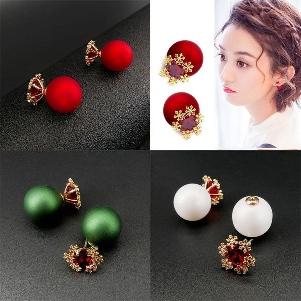 korean earring lady elegant red snowflake 925 sterling silver ear pin ball flower stud earrings for women, Golden;silver
korean earring lady elegant red snowflake 925 sterling silver ear pin ball flower stud earrings for women, Golden;silver