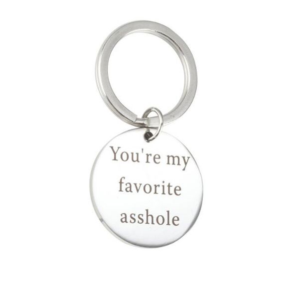 fashion jewelry accessories you're my favorite asshole keychain key ring funny man valentines day gift for husband boyfriend birthday g, Slivery;golden
fashion jewelry accessories you're my favorite asshole keychain key ring funny man valentines day gift for husband boyfriend birthday g, Slivery;golden