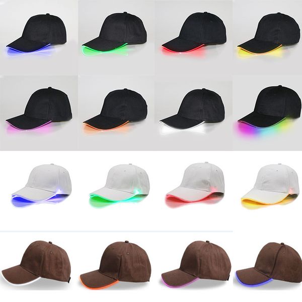 led lighted baseball cap glow club baseball hip-hop golf dance hat optical fiber luminous ball caps adjustable xmas party hats fhh7-208
led lighted baseball cap glow club baseball hip-hop golf dance hat optical fiber luminous ball caps adjustable xmas party hats fhh7-208