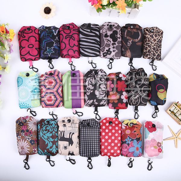 Nylon Foldable Handy Shopping Bags with Hook Reusable Tote Pouch Recycle Storage Handbag Eco-friendly Folding Bags for Women Ladies
Nylon Foldable Handy Shopping Bags with Hook Reusable Tote Pouch Recycle Storage Handbag Eco-friendly Folding Bags for Women Ladies