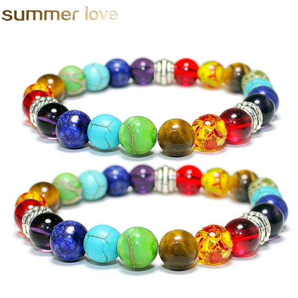 7 chakra healing beaded bracelet 8mm natural lava stone tiger eye bead bracelet for women men 2018 fashion yoga wholesale jewelry, Black
7 chakra healing beaded bracelet 8mm natural lava stone tiger eye bead bracelet for women men 2018 fashion yoga wholesale jewelry, Black