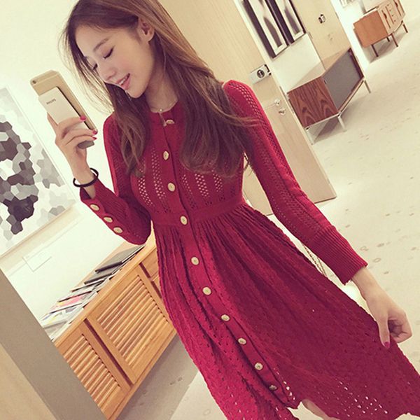 runway designer knitted dress women small fragrance 2018 autumn single-breasted long sleeve striped hollow out vestidos, White;black
runway designer knitted dress women small fragrance 2018 autumn single-breasted long sleeve striped hollow out vestidos, White;black
