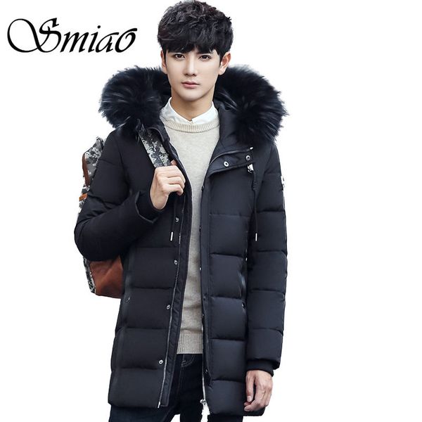 smiao winter jacket men 2018 brand casual warm parka men fashion detachable fur hooded collor thicken man jackets outwears, Black
smiao winter jacket men 2018 brand casual warm parka men fashion detachable fur hooded collor thicken man jackets outwears, Black