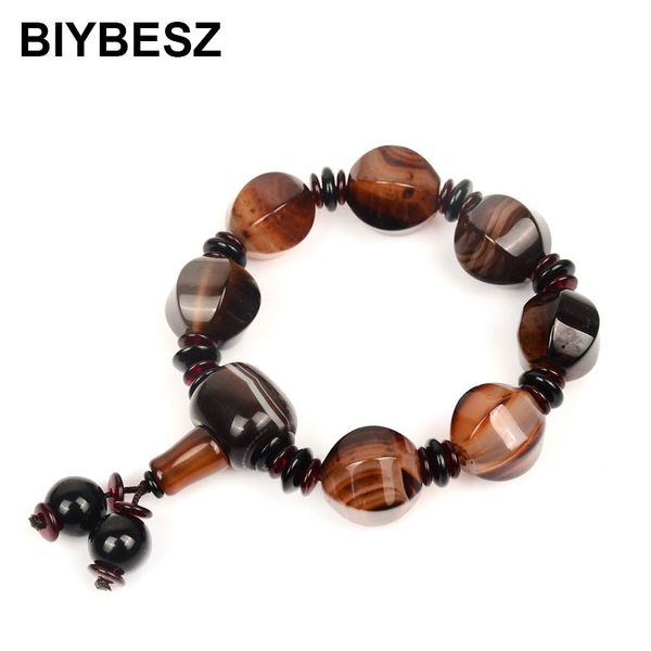 irregular natural agat bead charm round bead elastic bracelets tibetan men wrist jewelry charm beaded daily accessories for men, Black
irregular natural agat bead charm round bead elastic bracelets tibetan men wrist jewelry charm beaded daily accessories for men, Black