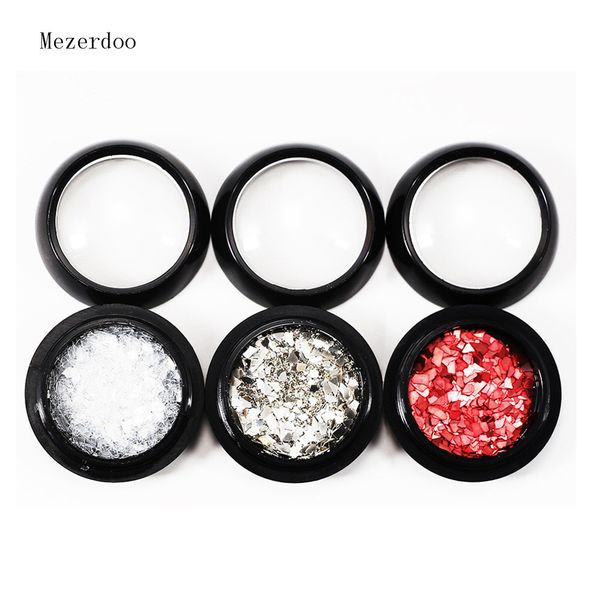 1pot irregular color mermaid broken sequins nail glitter 3d manicure uv gel iridescent accessories flakes nail art decoration, Silver;gold
1pot irregular color mermaid broken sequins nail glitter 3d manicure uv gel iridescent accessories flakes nail art decoration, Silver;gold