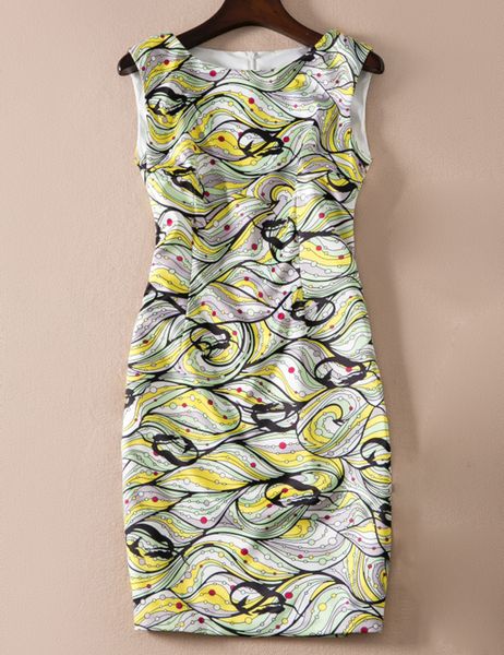 fashion print women sleeveless sheath dress sleeveless casual dresses 05k836, Black;gray
fashion print women sleeveless sheath dress sleeveless casual dresses 05k836, Black;gray