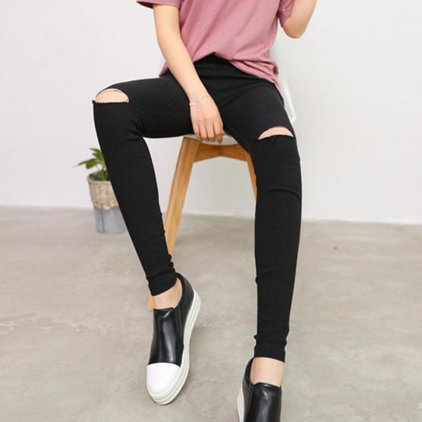 cotton high elastic imitate jeans women knee skinny pencil pants slim ripped jeans for women black ripped jeans s-xl wholesale, Blue
cotton high elastic imitate jeans women knee skinny pencil pants slim ripped jeans for women black ripped jeans s-xl wholesale, Blue