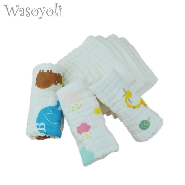 Wasoyoli 5 шт. / Лот красочные печатных отрыжка ткани 31 * 31 см 100% Муслин хлопок 6 слоев но
Wasoyoli 5 шт. / Лот красочные печатных отрыжка ткани 31 * 31 см 100% Муслин хлопок 6 слоев но
