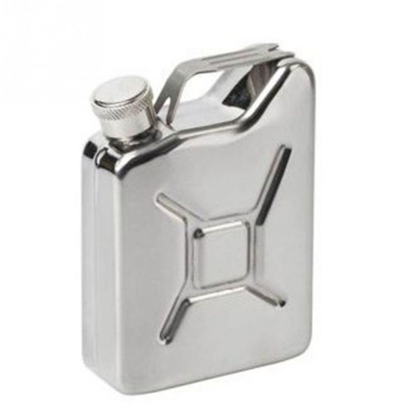jerry can hip flask 5 oz stainless steel fuel petrol can style whisky liquor new color silver
jerry can hip flask 5 oz stainless steel fuel petrol can style whisky liquor new color silver