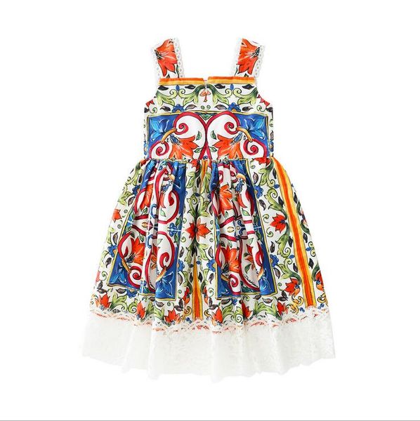 dress 2018 NEW arrival European and American style summer Sleeveless lace dress high quality cotton girls Exquisite retro printing dress
dress 2018 NEW arrival European and American style summer Sleeveless lace dress high quality cotton girls Exquisite retro printing dress
