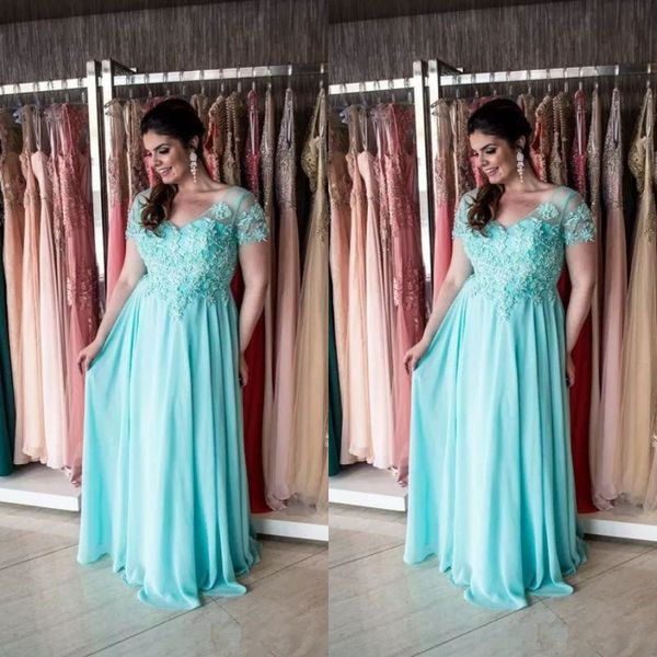 2018 plus size mother of the bride dresses v neck short sleeves pretty lace appliqued a line chiffon aqua mother off bride dresses, Black;red
2018 plus size mother of the bride dresses v neck short sleeves pretty lace appliqued a line chiffon aqua mother off bride dresses, Black;red