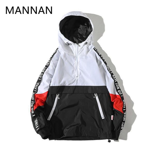 mannan hoodie jackets men 2018 new patchwork color block pullover jacket fashion tracksuit casual coat men hip hop streetwear, Black;brown
mannan hoodie jackets men 2018 new patchwork color block pullover jacket fashion tracksuit casual coat men hip hop streetwear, Black;brown