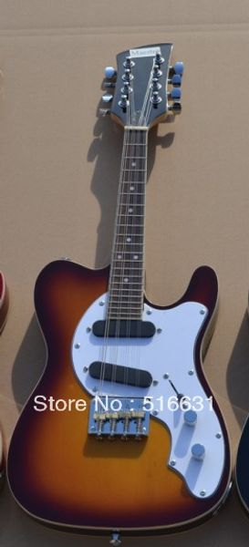 new arrival silver hardware 8 strings electric guitar in sunset color
new arrival silver hardware 8 strings electric guitar in sunset color