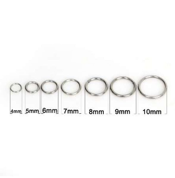 200pcs/lot 4/5/6//7/8/9/10mm stainless steel jump rings single loops open jump rings & split rings for jewelry finding diy, Silver
200pcs/lot 4/5/6//7/8/9/10mm stainless steel jump rings single loops open jump rings & split rings for jewelry finding diy, Silver