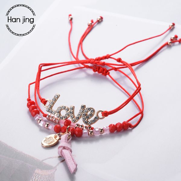 designer red thread rope charm bracelets for women fashion friendship crystal letter bracelet with love jewelry wedding gift, Golden;silver
designer red thread rope charm bracelets for women fashion friendship crystal letter bracelet with love jewelry wedding gift, Golden;silver
