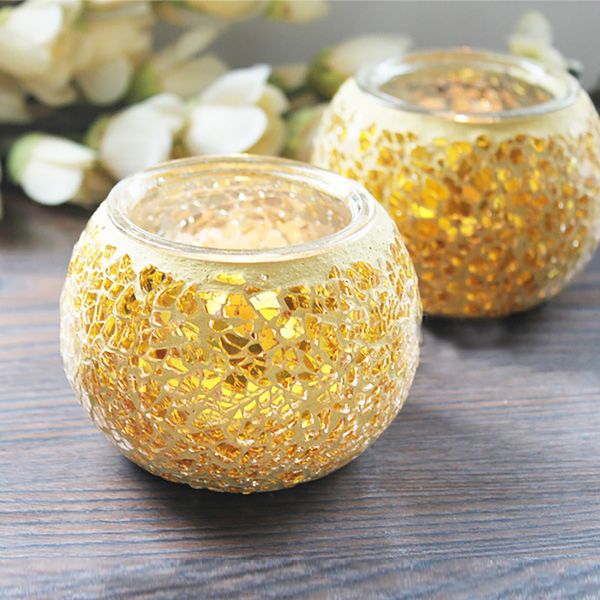 spherical gold glass candle holders mosaic crack candlestick home decor dinner wedding party gifts bar decoration no candle dhl wx9-317
spherical gold glass candle holders mosaic crack candlestick home decor dinner wedding party gifts bar decoration no candle dhl wx9-317
