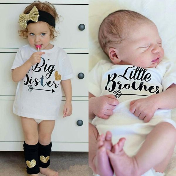 new summer ins fashion short sleeve arrow big sister t-shirt little brother romper family matching clothes, Blue
new summer ins fashion short sleeve arrow big sister t-shirt little brother romper family matching clothes, Blue