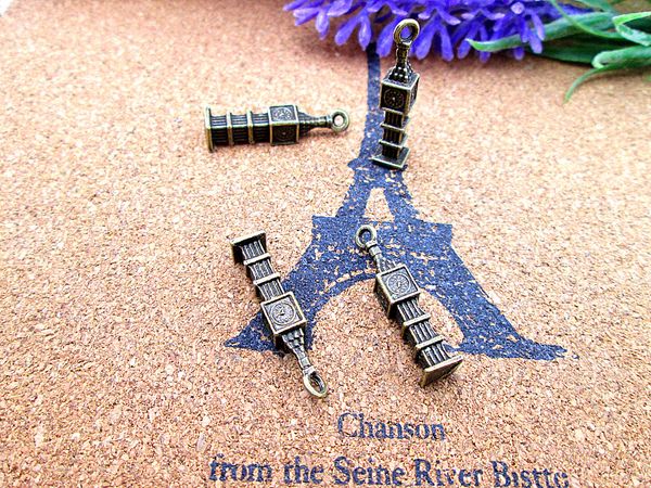 45pcs - big ben charm , tibetan bronze charm pendants 27x6mm antique bronze tone, Bronze;silver
45pcs - big ben charm , tibetan bronze charm pendants 27x6mm antique bronze tone, Bronze;silver