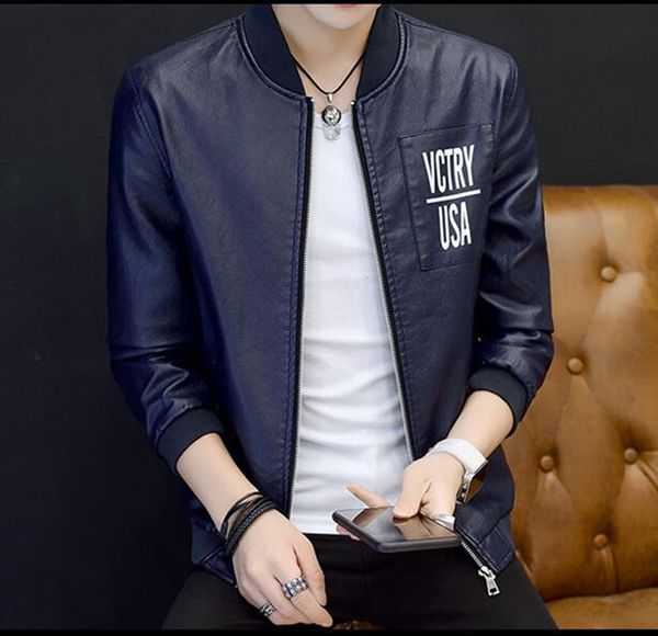 men's fall european and american fashion korean style boutique trend thermal personality young pu thin leather jacket / m-4xl, Black
men's fall european and american fashion korean style boutique trend thermal personality young pu thin leather jacket / m-4xl, Black