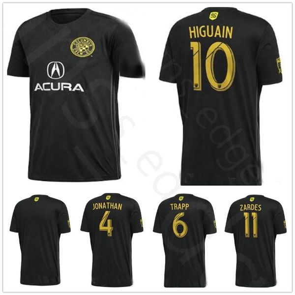 Player Version 18 19 Columbus SC Soccer Jerseys 11 ZARDES 10 HIGUAIN 4 JONATHAN 6 TRAPP Customize Home Black 2019 Adult Football Shirt
Player Version 18 19 Columbus SC Soccer Jerseys 11 ZARDES 10 HIGUAIN 4 JONATHAN 6 TRAPP Customize Home Black 2019 Adult Football Shirt