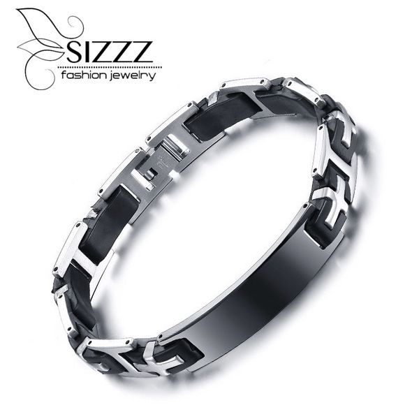 sizzz factory direct supply silicone stainless steel bracelet&bangles for men, Golden;silver
sizzz factory direct supply silicone stainless steel bracelet&bangles for men, Golden;silver