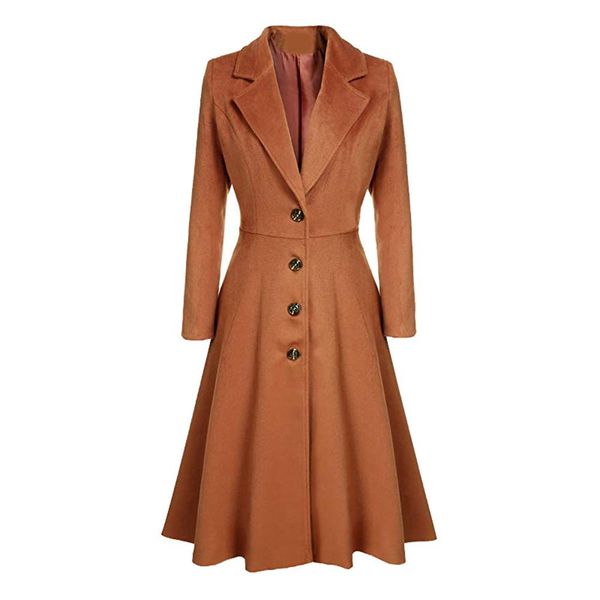 fashion women single-breasted windbreaker lapel slim fit long trench coat, Tan;black
fashion women single-breasted windbreaker lapel slim fit long trench coat, Tan;black