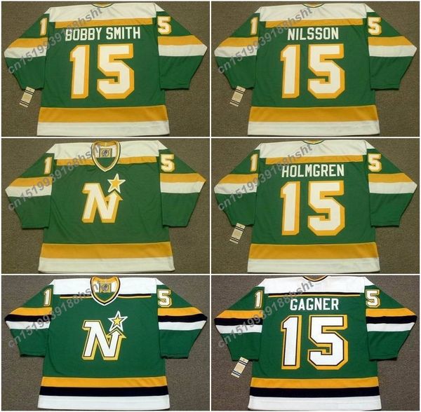 15 bobby smith dave gagner kent nilsson paul holmgren minnesota north stars 1984 ccm vintage jersey, Black;red
15 bobby smith dave gagner kent nilsson paul holmgren minnesota north stars 1984 ccm vintage jersey, Black;red