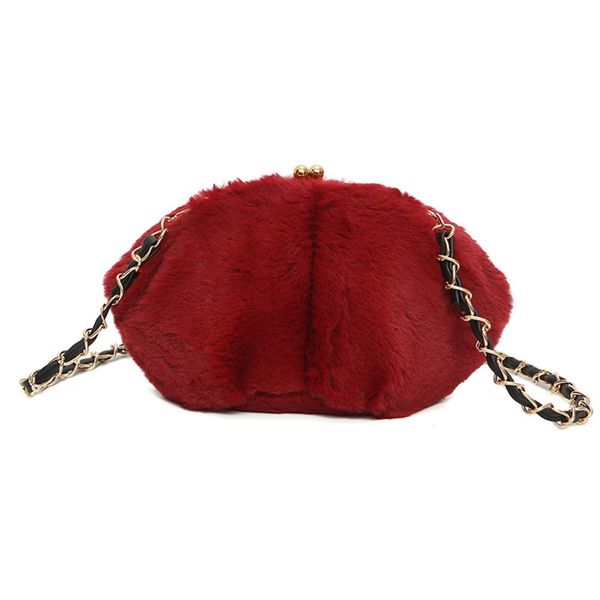 fashion winter faux fur shell messenger bags plush chain shoulder bags girls party clutch bolsas
fashion winter faux fur shell messenger bags plush chain shoulder bags girls party clutch bolsas