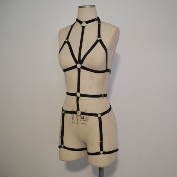 lingerie for women full body harness bondage restraints erotic hollow bust elastic straps garter belt fetish catsuit, Black;brown
lingerie for women full body harness bondage restraints erotic hollow bust elastic straps garter belt fetish catsuit, Black;brown