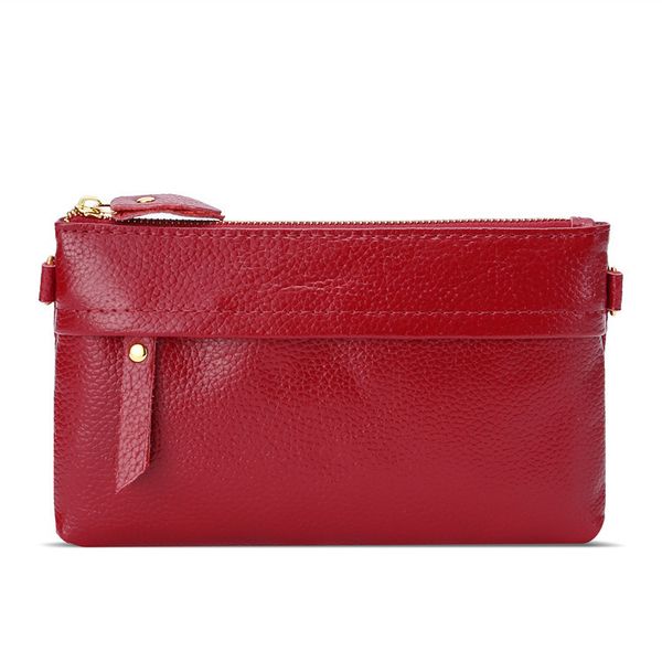 women's solid candy color genuine leather handbag female stitching versatile shoulder bag mobile phone bag inside coin purse
women's solid candy color genuine leather handbag female stitching versatile shoulder bag mobile phone bag inside coin purse
