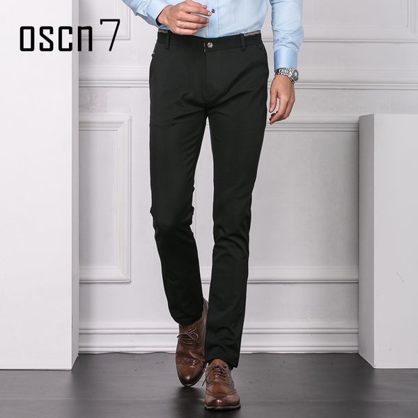 oscn7 black solid mens pants formal business leisure office pants men plus size fashion mens dress suit perfume masculino, White;black
oscn7 black solid mens pants formal business leisure office pants men plus size fashion mens dress suit perfume masculino, White;black