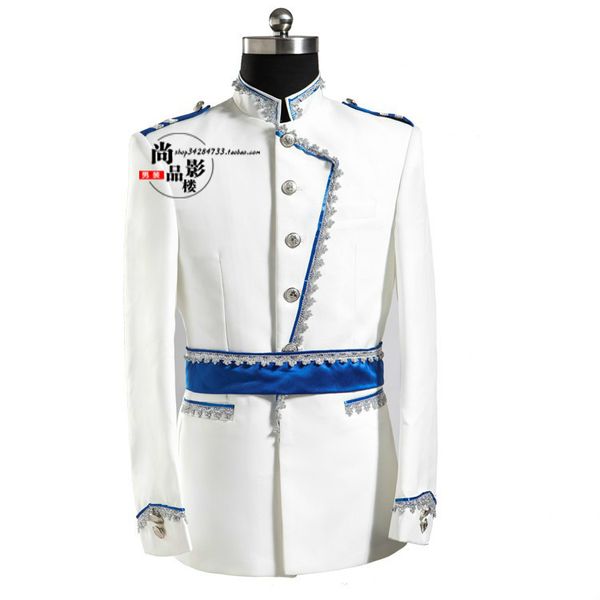 men's european-style court wear costumes studio hosts the annual meeting of the white prince costumes european army dress, Red
men's european-style court wear costumes studio hosts the annual meeting of the white prince costumes european army dress, Red