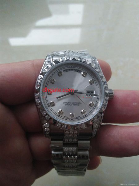 factory supplier luxury asia 2813 movement white dial stainless steel bracelet fashion automatic sport diamond watches sale, Blue;white
factory supplier luxury asia 2813 movement white dial stainless steel bracelet fashion automatic sport diamond watches sale, Blue;white