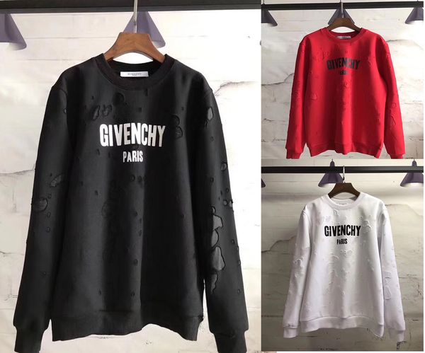 2018 new given winter europe pari hoodie hoodei weat hirt pink white fa hion men o neck broken hole weat hirt women hoodie jumper, Black
2018 new given winter europe pari hoodie hoodei weat hirt pink white fa hion men o neck broken hole weat hirt women hoodie jumper, Black