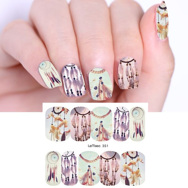 lemooc 1 sheet lace series water decal nail transfer sticker colorful dreamcatcher nail art decoration for manicure watermark, Black
lemooc 1 sheet lace series water decal nail transfer sticker colorful dreamcatcher nail art decoration for manicure watermark, Black