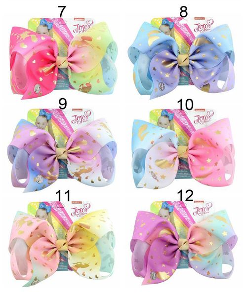 12 tyle jojo iwa hair bow with clip papercard metal logo girl giant rainbow rhine tone 8 inch hair acce orie hairpin hairband
12 tyle jojo iwa hair bow with clip papercard metal logo girl giant rainbow rhine tone 8 inch hair acce orie hairpin hairband