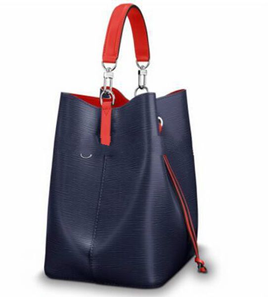 new designer style neonoe qiality 2018 genuine leather women high bag handbag brand shoulder ducket lockme alark, Red;black
new designer style neonoe qiality 2018 genuine leather women high bag handbag brand shoulder ducket lockme alark, Red;black
