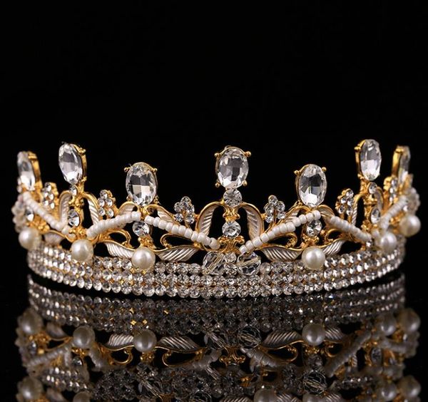 bridal headwear baroque crown wedding diamond hairdressing studio wedding dress modeling accessories, Silver
bridal headwear baroque crown wedding diamond hairdressing studio wedding dress modeling accessories, Silver