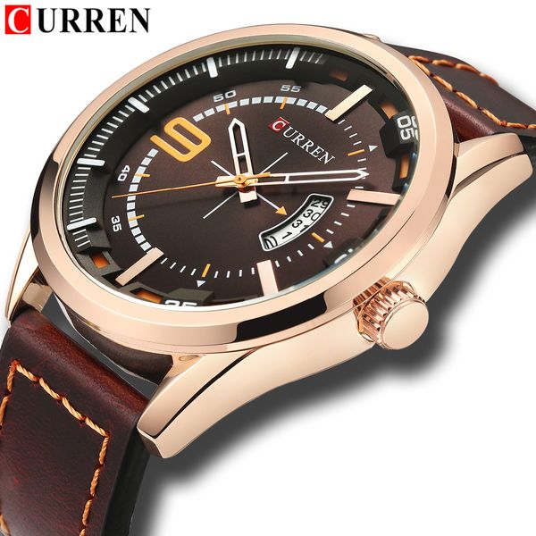 curren 2018 men watches relogio masculino luxury wristwatches fashion casual quartzwatch water resistant calendar, Slivery;brown
curren 2018 men watches relogio masculino luxury wristwatches fashion casual quartzwatch water resistant calendar, Slivery;brown