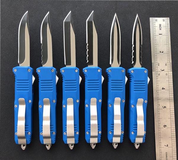 Blue Small C07 7 inch D/A auto knives BM mini pocket knife 440C steel two-tone 7 blade styles tactical knife with sheath
Blue Small C07 7 inch D/A auto knives BM mini pocket knife 440C steel two-tone 7 blade styles tactical knife with sheath