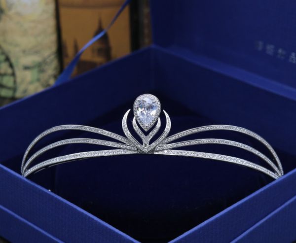 micro-set full zircon royal bride tiara wedding birthday crown dinner hair wedding dress accessories, Silver
micro-set full zircon royal bride tiara wedding birthday crown dinner hair wedding dress accessories, Silver