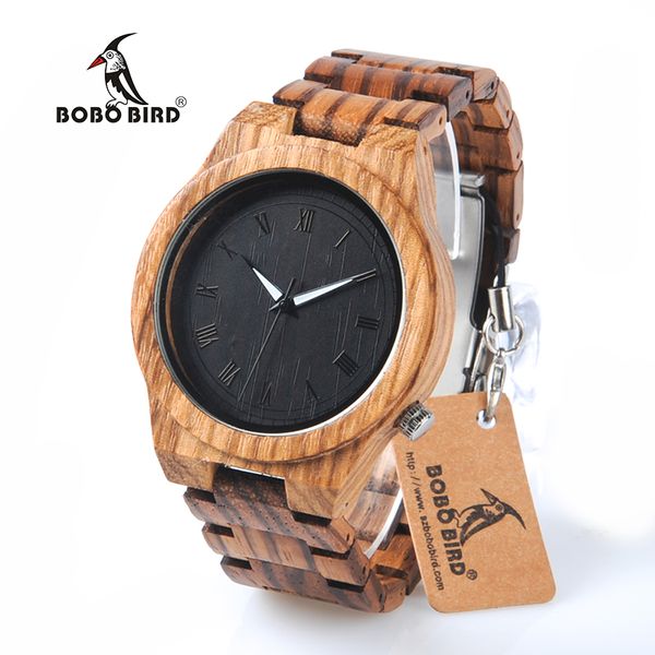 Luxury 2017 BOBO BIRD Watches Men Zebra Wood Strap Wristwatch Wooden Strap Quartz Watches Gifts relogio masculino C-M30
Luxury 2017 BOBO BIRD Watches Men Zebra Wood Strap Wristwatch Wooden Strap Quartz Watches Gifts relogio masculino C-M30